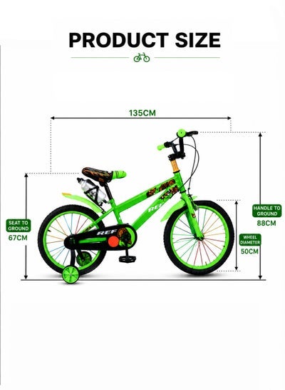 DBLEW 20-Inch Kids Road Bike | 20-Inch Wheel Size | Adjustable Seat | With Training Wheels | With Water Bottle And Cage | Dual V-Brakes For Boys And Girls | Red - Image 2