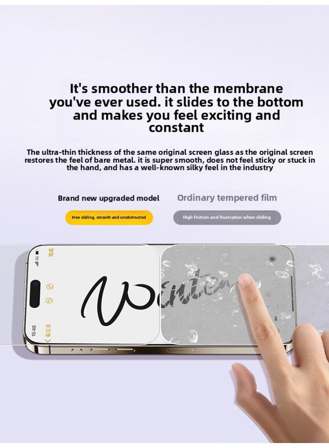 Applicable To For Iphone 15/14 Tempered Film For Iphone13promax Mobile Phone Film 12 Film 11 X Full Screen 15pr-Colour:【hd Model☆1 Piece Pack】special Glass◇30 Times Anti-drop And Anti-fingerprint◇Send Applicator-Size:For Iphone 12 Pro Max - Image 3