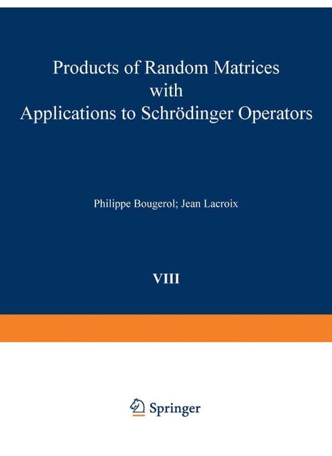 Products of Random Matrices with Applications to Schrodinger Operators