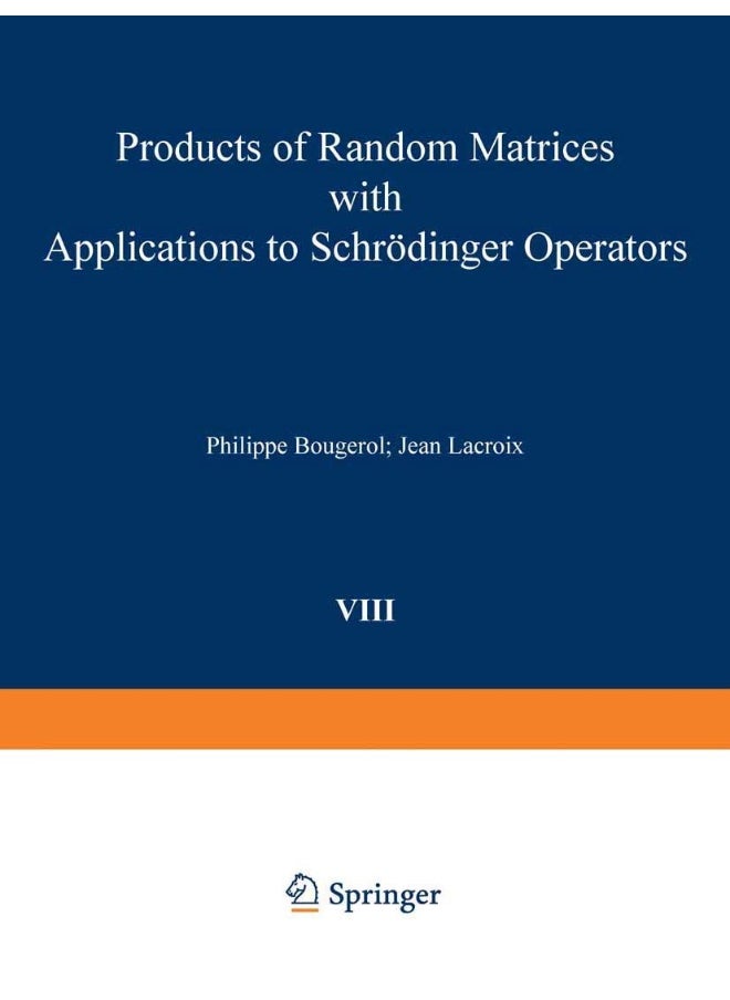 Products of Random Matrices with Applications to Schrodinger Operators 