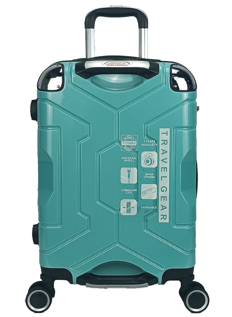 فيبتور طقم حقائب سفر بعجلات من 3 قطع TPC عجلات جانبية صلبة مع قفل TSA - Image 2