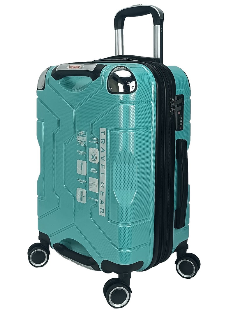 فيبتور طقم حقائب سفر بعجلات من 3 قطع TPC عجلات جانبية صلبة مع قفل TSA - Image 3