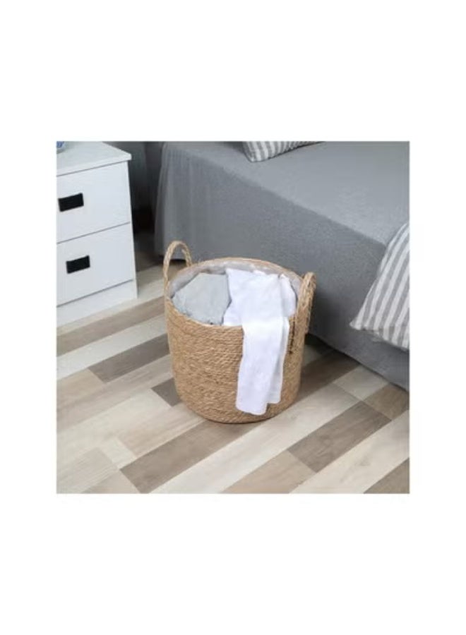 klarako Closet Storage Bin Seagrass Basket Planters Straw Woven Flower Pot Storage Basket Organizer Laundry Hamper Rustic Home Decor 16CM Versatile Plant Holder - Image 4