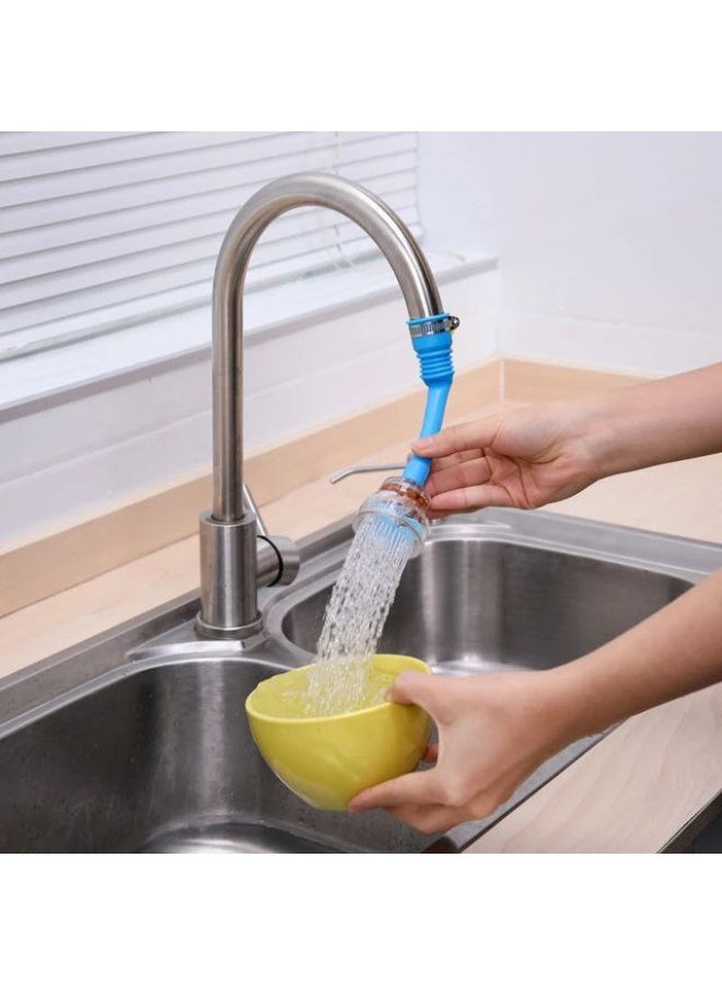 Faucet water filter with silicone hose | 360° rotation to remove chlorine and impurities - Image 3