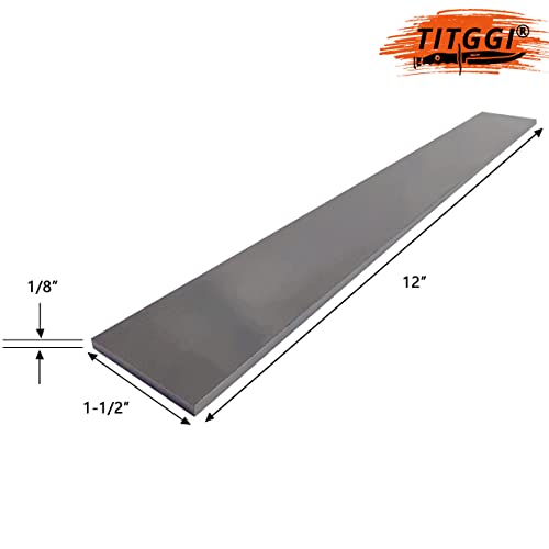 TITGGI 4 Pack 12"x1.5"x0.12" 1095 Steel for Knife Making with Strict Quality Standards, The Perfect Knife Making Steel for Professional & Hobbyist Use, Annealed High Carbon Steel for DIY Knife Making - Image 2