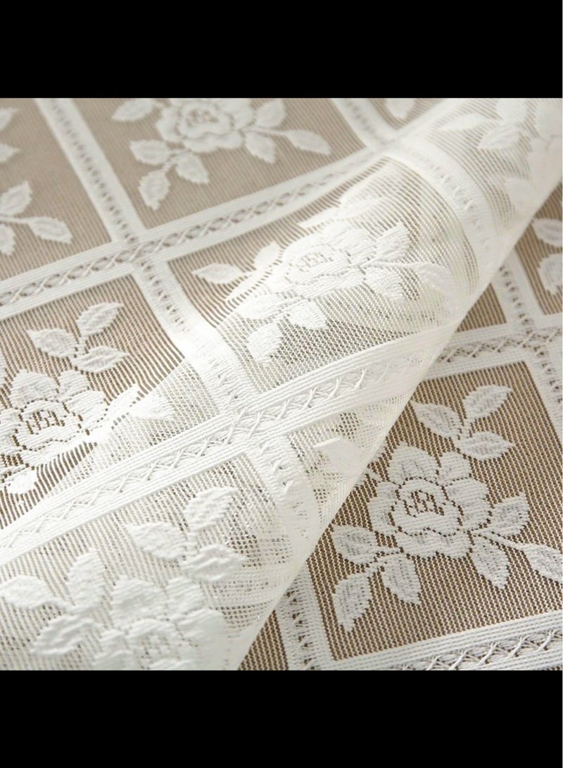 Lace Tablecloth,Tablecloth, Beige (90 x 160cm)  - Image 2