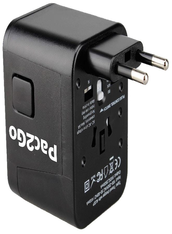 Universal Travel Adapter UK EU AU US with Quad USB Charger - All-in-One Surge/Spike Protected Electrical Plug with Fast Charging USB Ports International Power Socket works in 187 Countries - 4XUSB  - Image 4