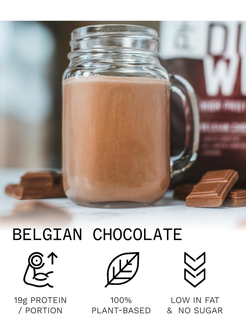 PhD Diet Plant Lean Protein Powder, 19g Protein, 93 Calories, Low Sugar, Belgian Chocolate, 1kg (38 Servings) - Image 3