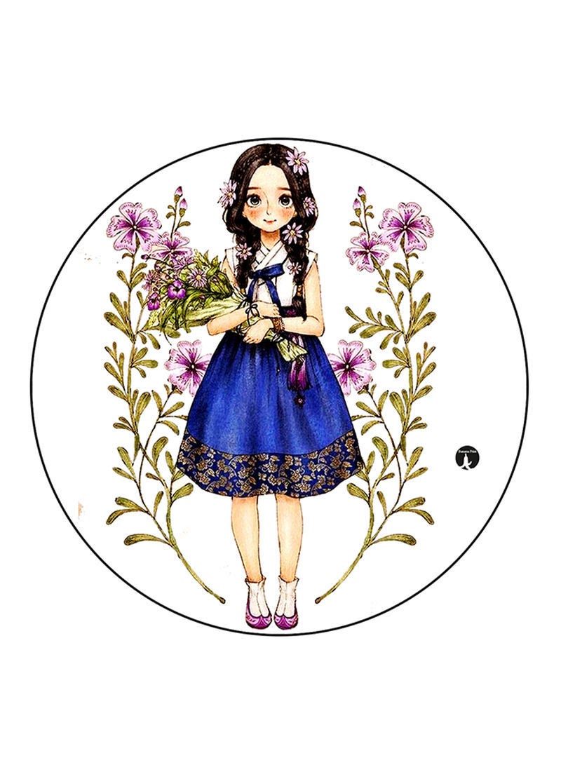 RKN Girl Printed Mouse Pad Multicolour