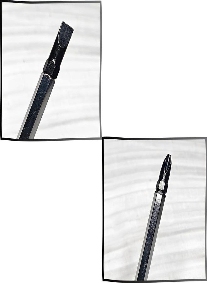 ZIODIC Dual-Ended T-Driver Reversible Screwdriver - Effortless Screwdriving in a Compact Design (8 INCH) - Image 2