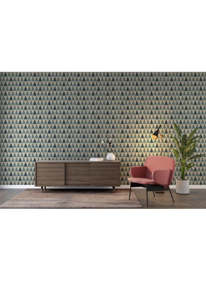 Home Gallery Christmas Trees On A White Background Simple Scandinavian
 Fabric Wallpaper Covers An Area ​​Up To 4.2Mx3M With Adhesive  And Smoothing Tool - Image 3