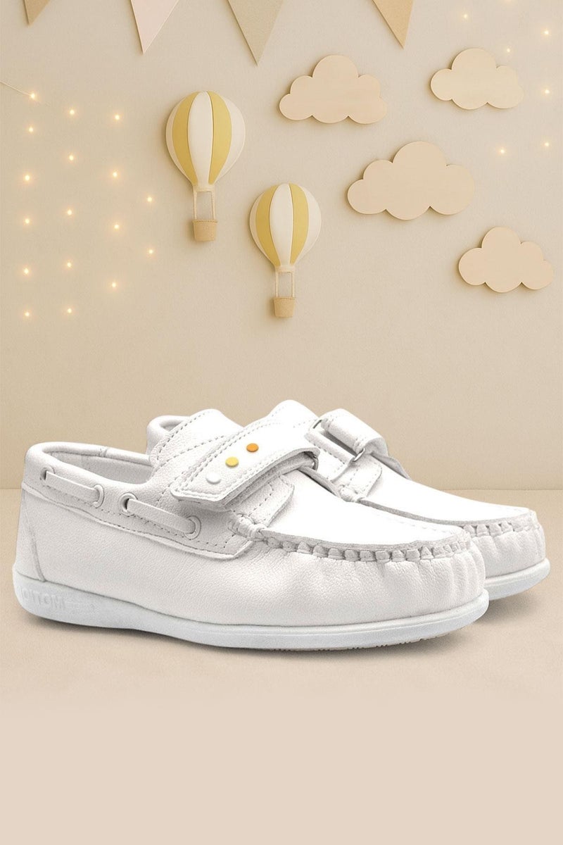 Rakerplus Raker Plus Men's Youth Casual Shoes Phoenix Off White with Colored Velcro Strap and Details - Image 2