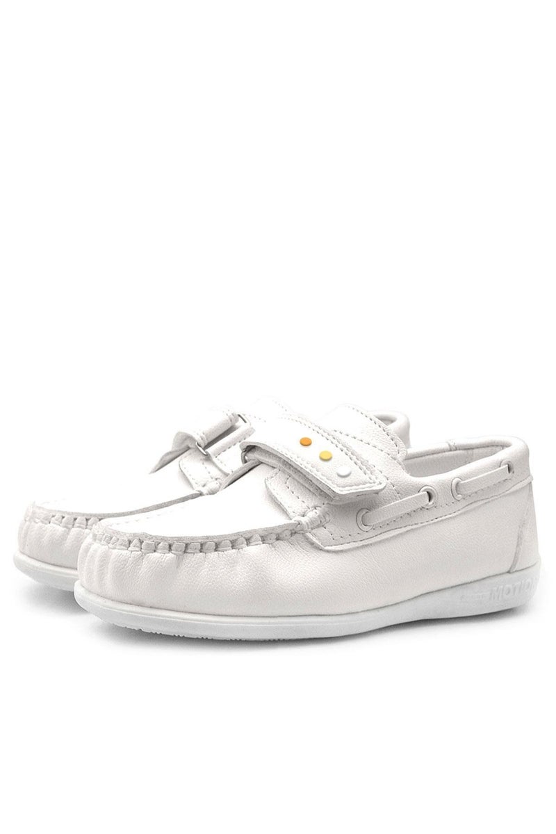 Rakerplus Raker Plus Men's Youth Casual Shoes Phoenix Off White with Colored Velcro Strap and Details - Image 5