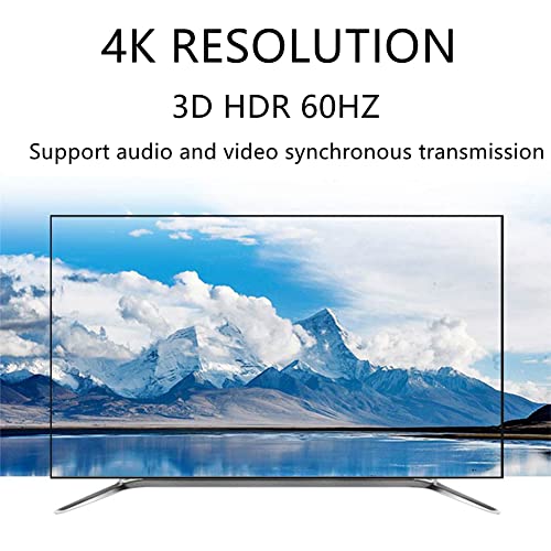 PENGLIN 2PCS Waterproof HDMI Panel Mount Coupler, IP67 HDMI Pass Through Connector Female to Female,HDMI 2.0 Bulkhead Extension 4K 30hz 3D and HDR - Image 2