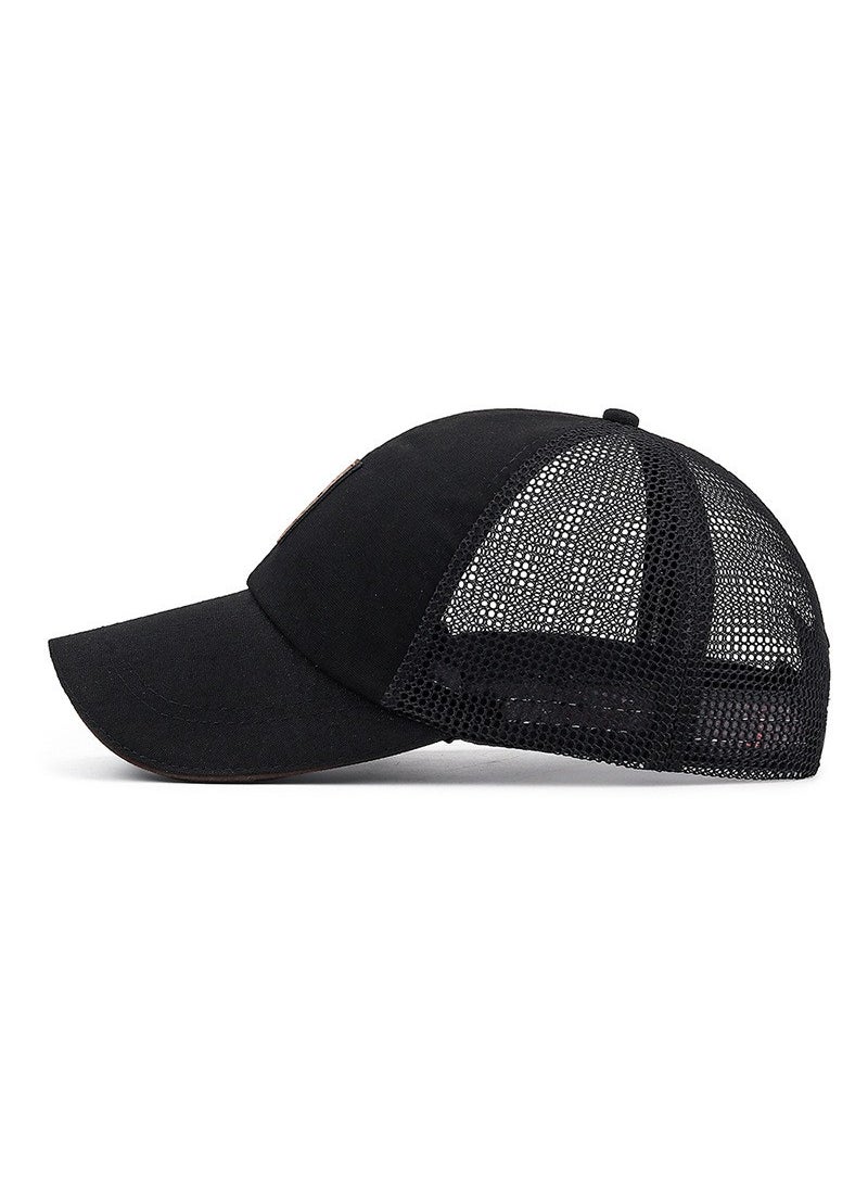 Generic Summer Casual Breathable Sunshade Baseball Cap for Men Red  - Image 3