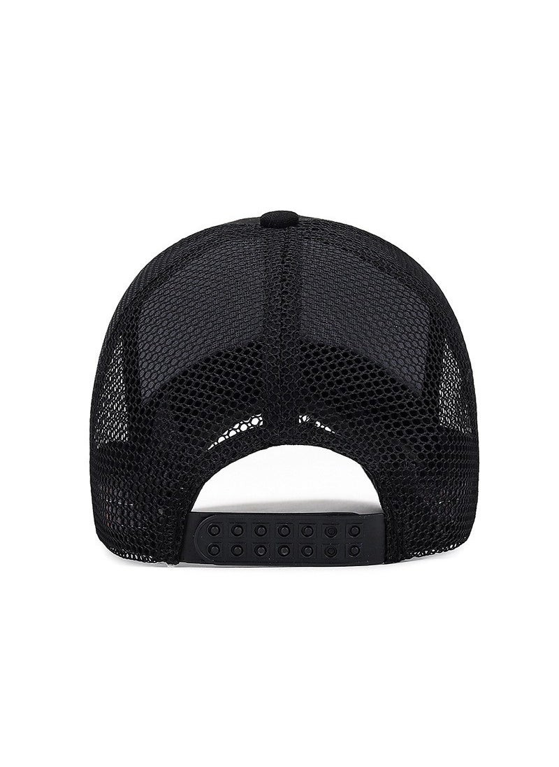 Generic Summer Casual Breathable Sunshade Baseball Cap for Men Red  - Image 5