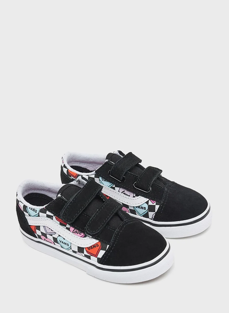 VANS Kids Unisex Candy Hearts Old Skool Sneakers