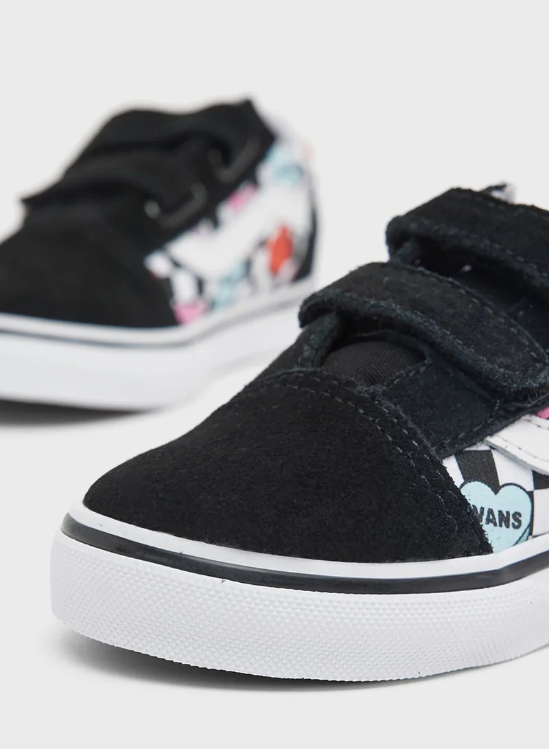 VANS Kids Unisex Candy Hearts Old Skool Sneakers
