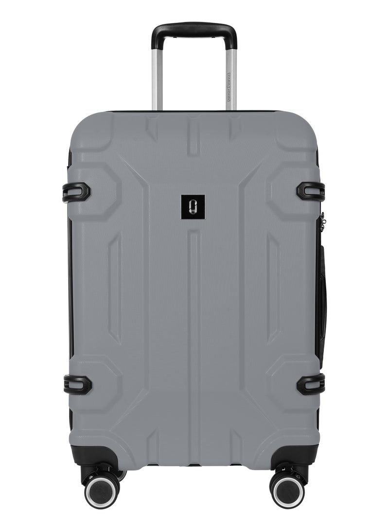 PARAJOHN Expedition Series ABS Material 3-Piece Hardsided Luggage Set |Dual 4-Spinner Wheels  | Small (10kg), Medium (20kg), Large (30kg) -Silver - Image 2