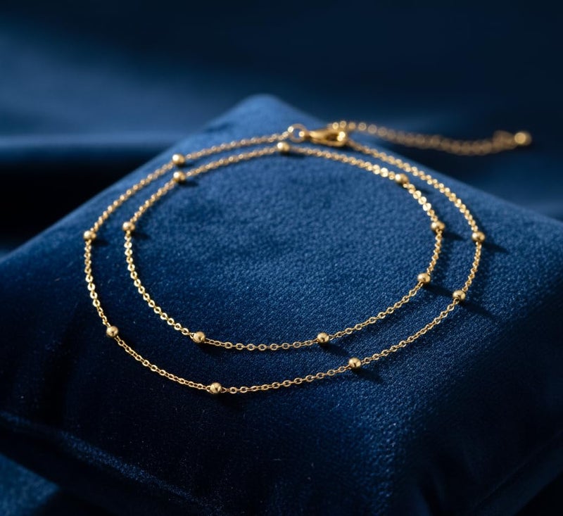 JANEJA CrystalBeads Women’s Adjustable Kamarbandh Waist Chain | Belly Chain | Bridal Jewellery - Image 2