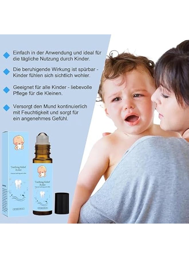 Teething Oil Roller - Teething Roller, Natural Teething Roller for Reducing Teething Relief Roller Care for - Image 5