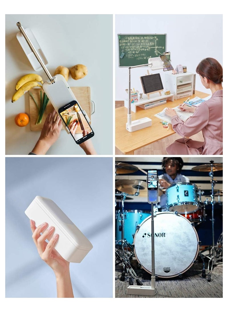 General Extendable Selfie Stand 360° Swivel with Phone Holder, Rechargeable Wireless Foldable 7 Brightness LED Lights for Live Streaming/YouTube/Tiktok etc.  - Image 2