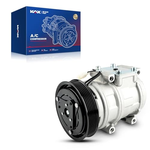 KAX 78334 Air Conditioner AC Compressor with Clutch, Replacement for Camry 1994-2001, Avalon 1995-1999, Solara 1999-2003, ES300 1994-1998, 3.0L, 88320-3303084, 88320-33030, 88320-33030 - Image 1