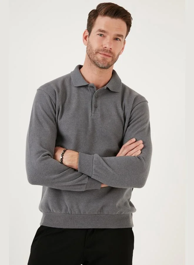 Buratti  Buratti Cotton Blend Regular Fit 2-Pack Polo Collar Sweater Men's POLO COLLAR SWEATER 456223S2 for Men | Best Price UAE