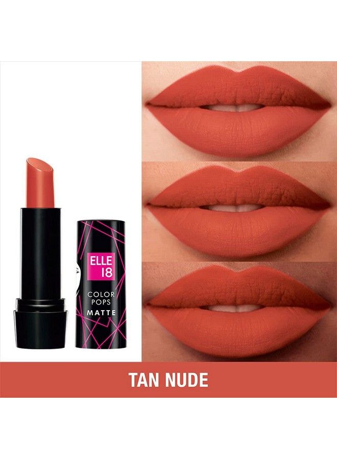 Elle18 Elle 8 Lipstick Tan Nude (Matte) - Image 3