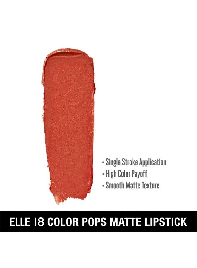 Elle18 Elle 8 Lipstick Tan Nude (Matte) - Image 4
