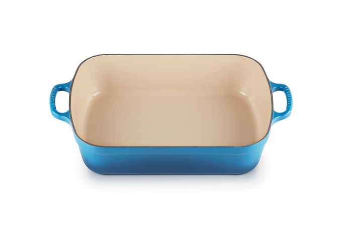 Le Creuset Enameled Cast Iron Signature Rectangular Roaster, 5.25 Qt. (11.7" X 16.8"), Marseille - Image 4