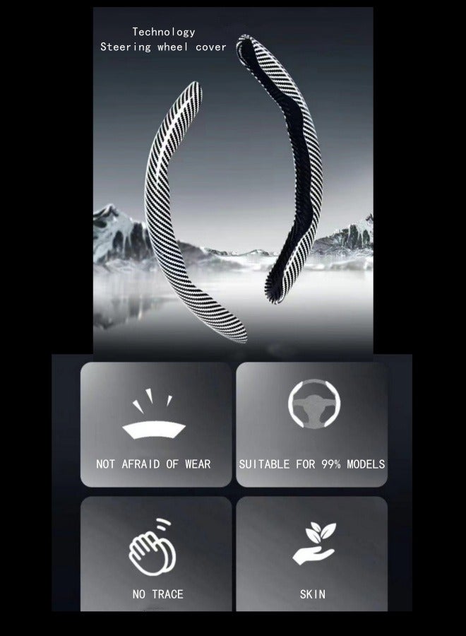 Steering Wheel Cover Black - Image 3