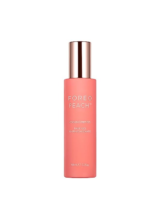 FOREO PEACH Cooling Prep Gel Laser Hair Removal Calming Hydrating 17 plant extracts HA Panthenol Painfree Hair Removal During Treatment Post IPL Care 33 floz - Image 1