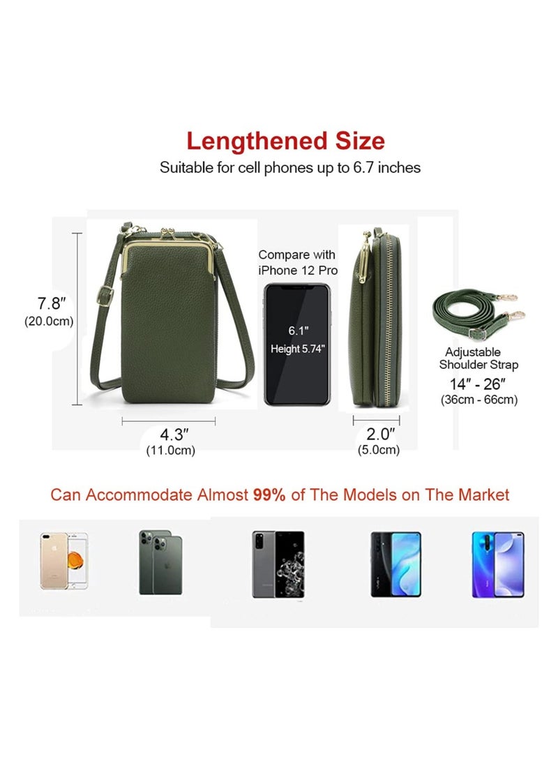 KASTWAVE Small Crossbody Phone Bag for Women with Credit Card Slots - Image 4