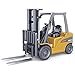 Dollox Diecast Forklift Truck Toys 150 Scale Manual Metal Engineering Vehicle Fork Truck High Detail Construction Vehicles Model Collection Forklift Decoration Toy Gift for Kids - Image 2