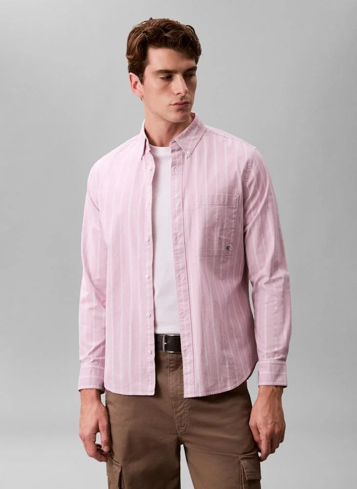 Calvin Klein Jeans Stripe Oxford Classic Fit Shirt