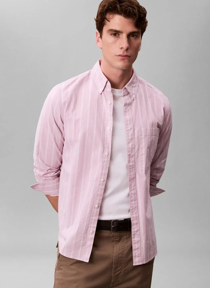 Calvin Klein Jeans Stripe Oxford Classic Fit Shirt