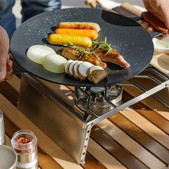 NALACAL مقبض خشبي معزول حراريًا قابل لإعادة الاستخدام، غطاء مقاوم للحرارة، غطاء مقبض مقلاة، غطاء عازل للحرارة لمقلاة القلي، مقلاة، قدر، شواية، مقبض وعاء ساخن، قطعتان - Image 4