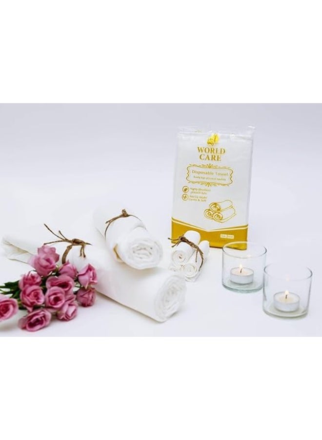 وورلد كير مناشف للاستعمال مرة واحدة من وورلد كير، مقاس 70*140، 25 قطعة، ورق، ألوان متعددة - Image 5