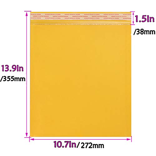 Acrux7 Bubble Mailers 10x13 Inch - 25 Pack Mailing Envelopes Bubble Padded - Self Seal Padded Envelopes for Shipping and Packaging, Safely Ship Books - Image 2