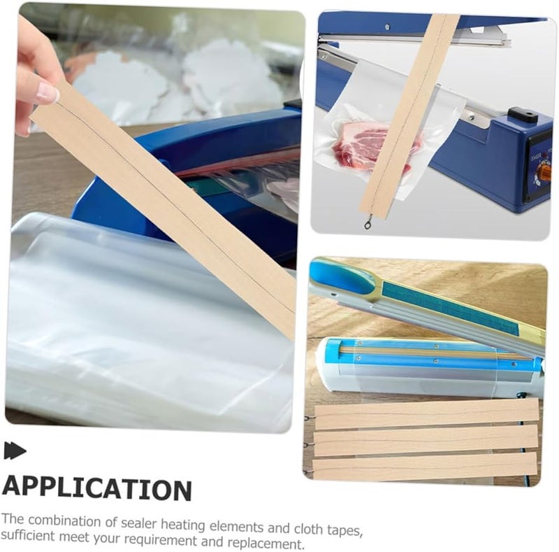 12pcs Vacuum Bag Sealer Replacement Strips 33x3cm Tungsten Wire Heat Sealing Elements Easy Installation - Image 5