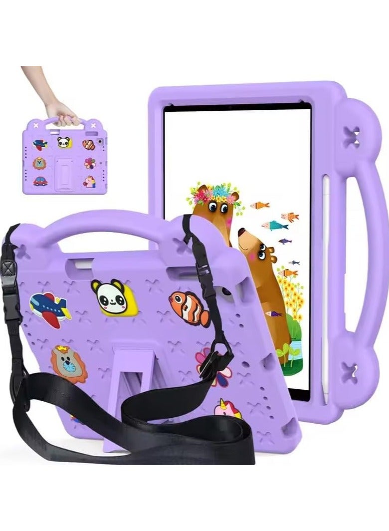 general Kids Case for iPad 11 Generation A16 2025 (11-inch) with Shoulder Strap and Grip MountShockproof Case for iPad 11 Generation - Image 1