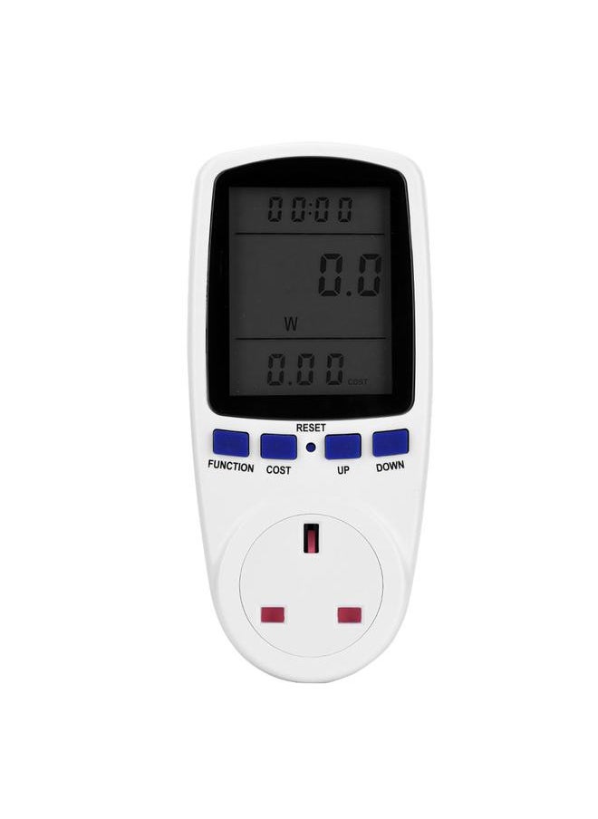 Thoraya Electricity Usage Monitor Power Meter Plug KWH Consumption Analyzer with LCD Display UK Plug  - Image 2