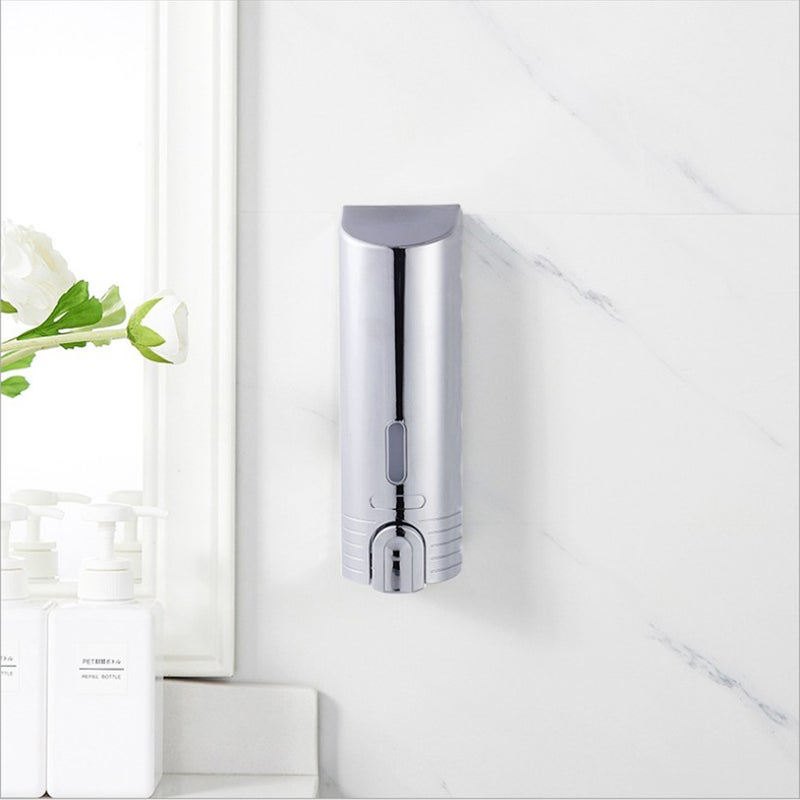 2pcs Soap Dispenser Wall Mounted Hand Liquid Shampoo Shower Gel Dispenser Lotion Container for Office Bathroom Kitchen - 21x8cm - Image 1