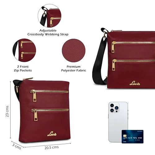 Lavie Women's Miko Cross Body Sling Bag | Ladies Purse Handbag | Gift for Women - Image 3