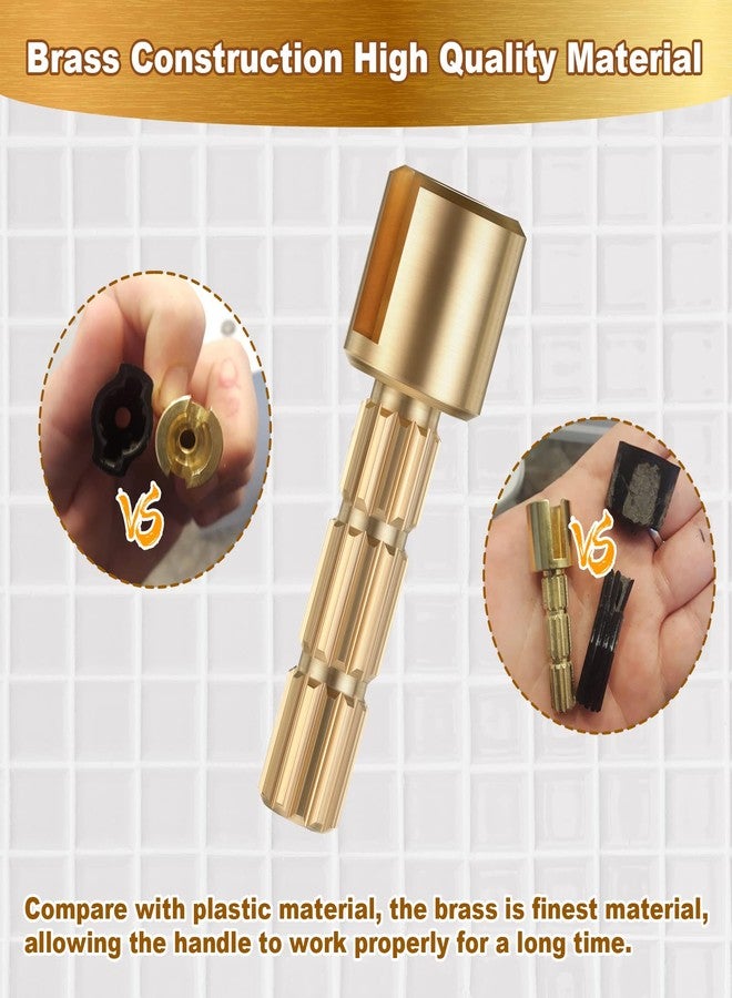 Dreyoo Stem Adapter, Replacement for 970-0770 Plumbing Equipment Compatible with Pfister Securepfit Trims, Shower Handle Stem Extension Tub and Faucet Accessories Valve Extender Trim Repair - Image 4