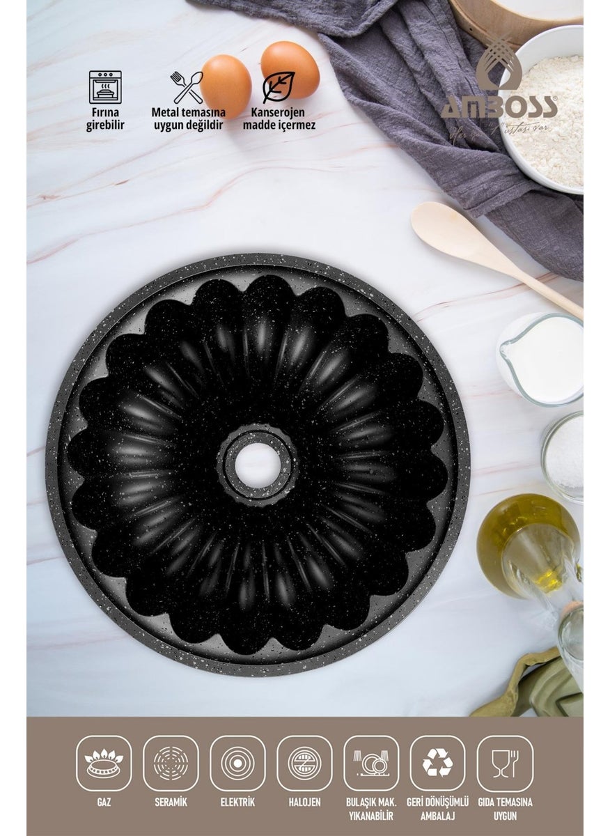 AMBOSS Alya Casting Cake Mold Fireproof Non-Stick - Black 26 cm  - Image 1