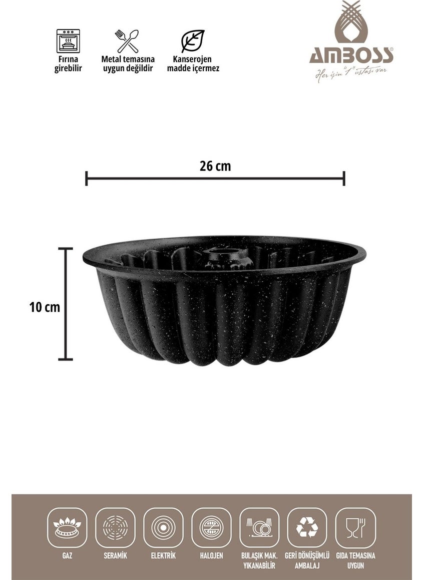 AMBOSS Alya Casting Cake Mold Fireproof Non-Stick - Black 26 cm  - Image 3