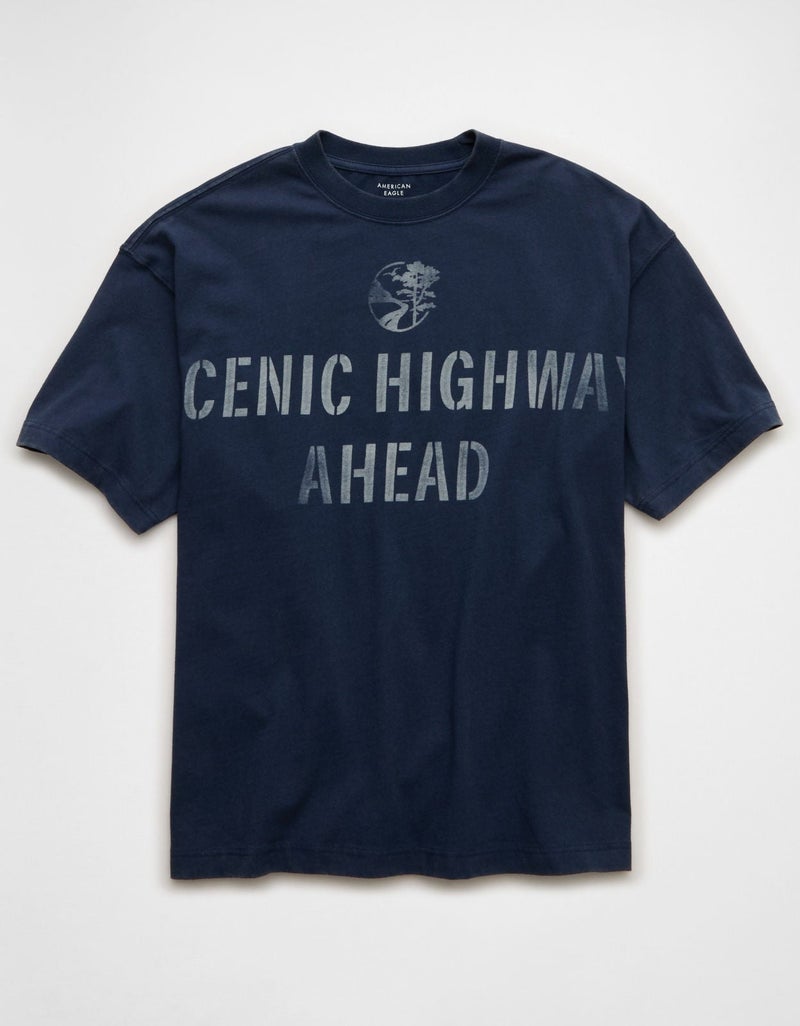 American Eagle AE Boxy Destination Graphic T-Shirt - Image 3