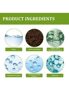 YEGBONG Two Bottles 50ML Plant Growth Enhancer Supplement, Concentrate Liquid Fertilizer Nutrient For Transplant Fast Rooting Rescue Disease Seedlings, Promotes Rooting, Grow New Plants From Cutting  - Image 3